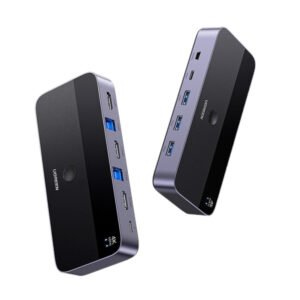 UGREEN 4K@60Hz HDMI KVM Switch (2 In 1 Out)-Grey - TauTech South Africa