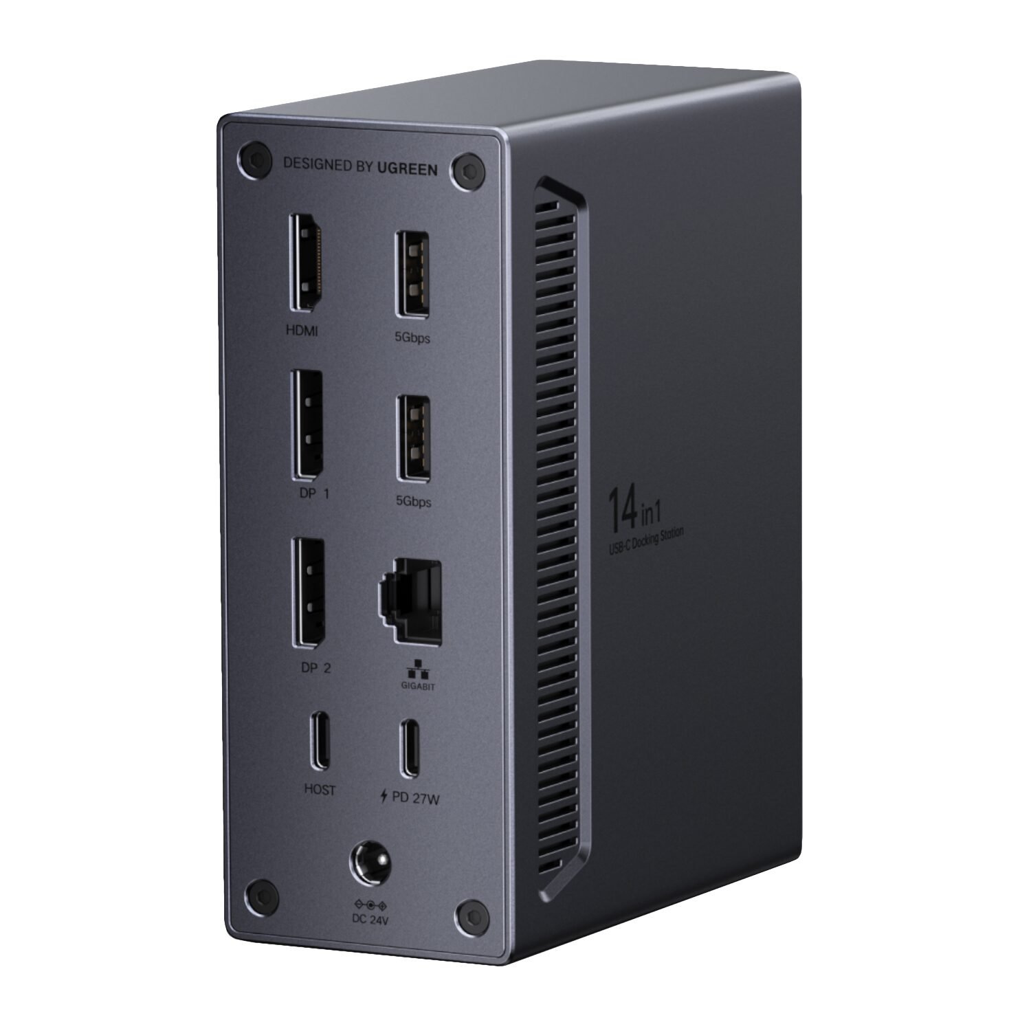 UGreen 14-in-1 USB Type-C TO USB Docking Station (1x HDMI | 2x DP | RJ45) - Image 2
