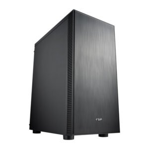 FSP CMT223S ATX Mid Tower Chassis - Black - TauTech South Africa