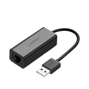 UGREEN CR110 Ethernet Adapter | USB 2.0 to RJ45 - Black - TauTech South Africa