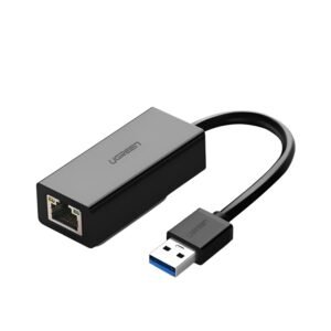 UGREEN CM111 USB3.0 to RJ5 Gigabit Ethernet Adapter - Black - TauTech South Africa