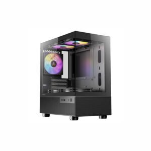 Antec CX200M Elite Micro-ATX | ITX RGB Mini-Tower Gaming Chassis - Black - TauTech South Africa