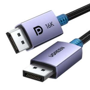 UGREEN DP2.1 Male to Male 16K Braided 1M Cable - TauTech South Africa