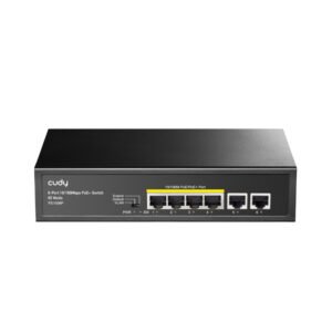Cudy 6-Port Ethernet Unmanaged Switch - 4 Ports POE - TauTech South Africa