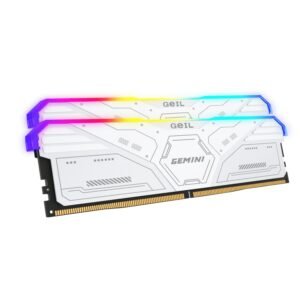 GeiL Gemini RGB 32GB KIT(2X16GB) 6000MHz DDR5 Desktop Gaming Memory - White - TauTech South Africa