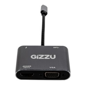 Gizzu 4-in-1 Type-C to HDMI/VGA/USB3.0 Hub - TauTech South Africa