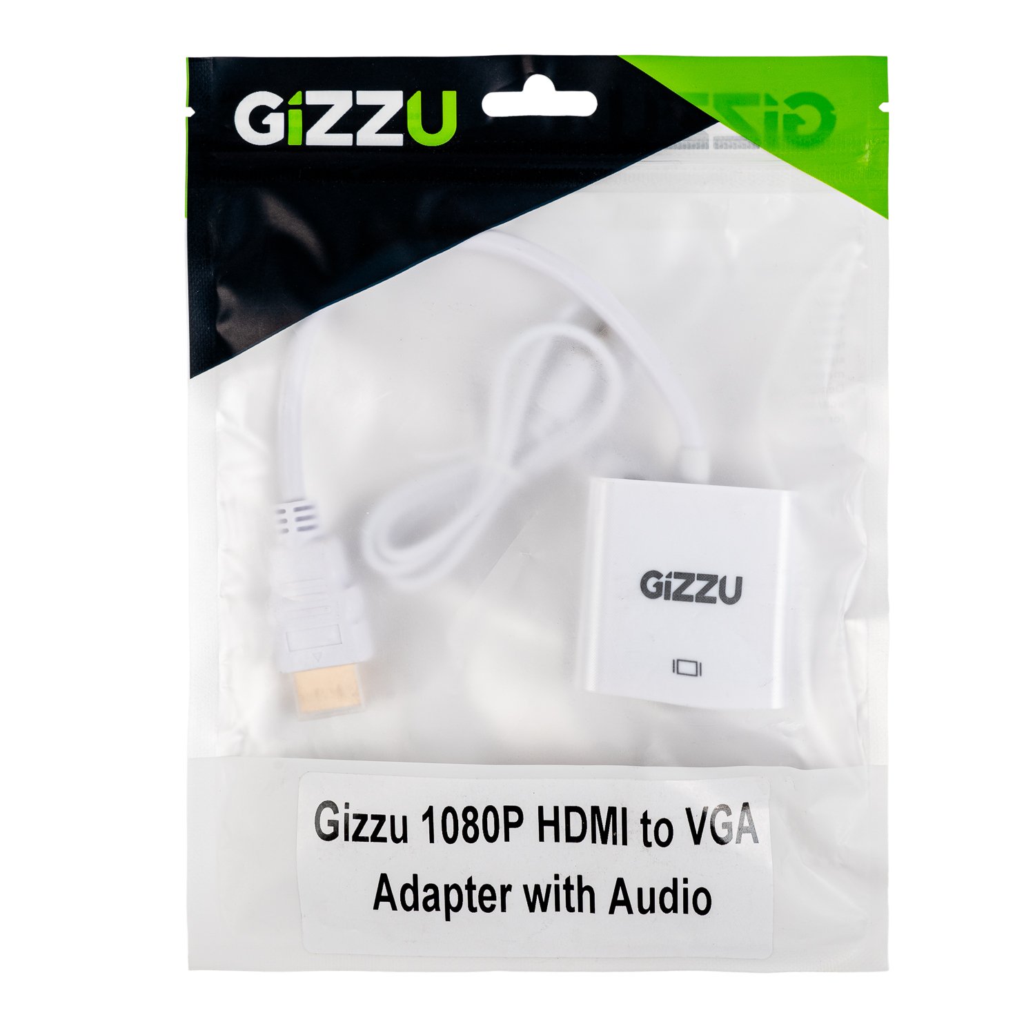 Gizzu 1080P HDMI to VGA Adapter with Audio - Image 4