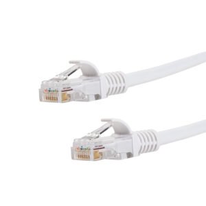 Gizzu Cat6 UTP Fly Lead Ethernet Network Cable 20cm - White - TauTech South Africa