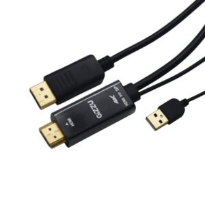 Gizzu 4K HDMI to DP Cable (1.8m) - Black - TauTech South Africa