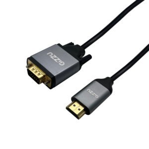 Gizzu Full HD HDMI to VGA Cable (1.8m) - Black - TauTech South Africa