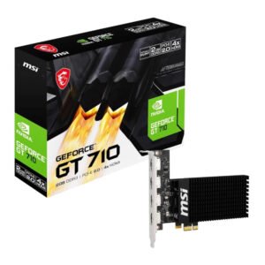 MSI Nvidia GeForce GT 710 2GD3H 2GB 64-BIT 4x HDMI Graphics Card - TauTech South Africa