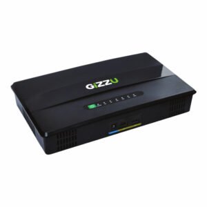 GIZZU 60W 69Wh 21600mAh Mini POE DC UPS LifePO4 - Black - TauTech South Africa