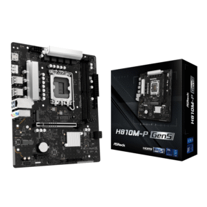 ASROCK H810M-P Gen 5 Intel LGA 1851 M-ATX Motherboard - TauTech South Africa