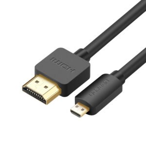 UGREEN HD127 Micro HDMI to HDMI 2.0 Cable 1.5M - Black - TauTech South Africa
