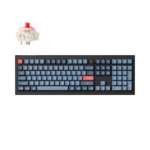 Keychron V6 Max QMK/VIA RED Wireless Custom Mechanical Keyboard | RED Switch - Black - TauTech South Africa