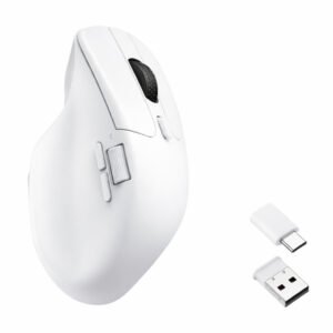 Keychron M6 1K Dual-Wireless Bluetooth and 2.4G Mouse – White - TauTech South Africa