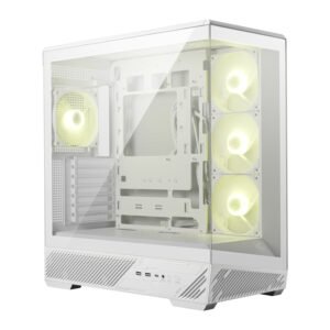 MSI MAG PANO 130R PZ ATX Gaming Chassis - White - TauTech South Africa
