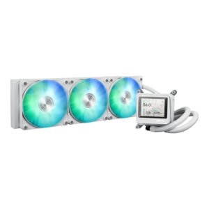 Asus MAX Gaming LC 360 ARGB LCD All-in-one CPU Liquid Cooler - White - TauTech South Africa