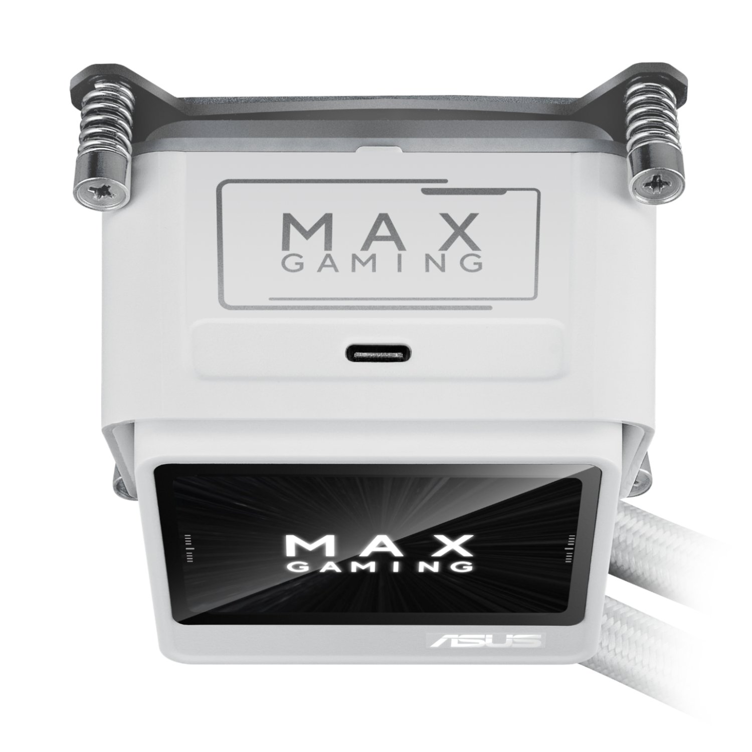 Asus MAX Gaming LC 360 ARGB LCD All-in-one CPU Liquid Cooler - White - Image 5