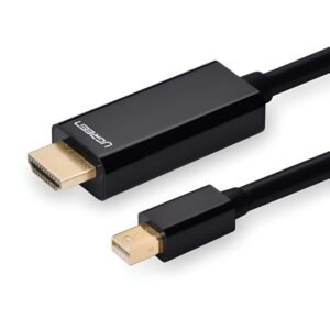 UGREEN Mini DisplayPort Male to 4K@30Hz HDMI Cable 1.5m - Black - TauTech South Africa