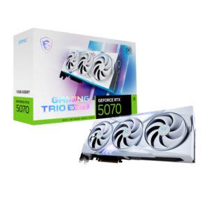 MSI GeForce RTX 5070 GAMING TRIO OC 12GB Graphics Card – White - TauTech South Africa