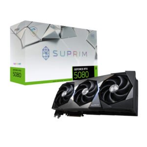 MSI GeForce RTX 5080 SUPRIM SOC 16G Graphics Card - TauTech South Africa