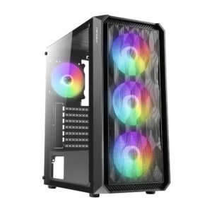 Antec NX292 ATX | Micro-ATX | ITX ARGB Mid-Tower Gaming Chassis - Black - TauTech South Africa