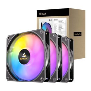 Antec P12 ARGB 120 PWM Case Fan 3 Pack - Black - TauTech South Africa