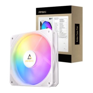 Antec P12 PWM 120mm ARGB Reverse Case Fan - White - TauTech South Africa