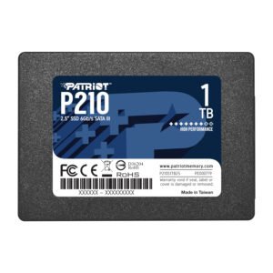Patriot P210 1TB 2.5 Inch SATAIII SSD - TauTech South Africa