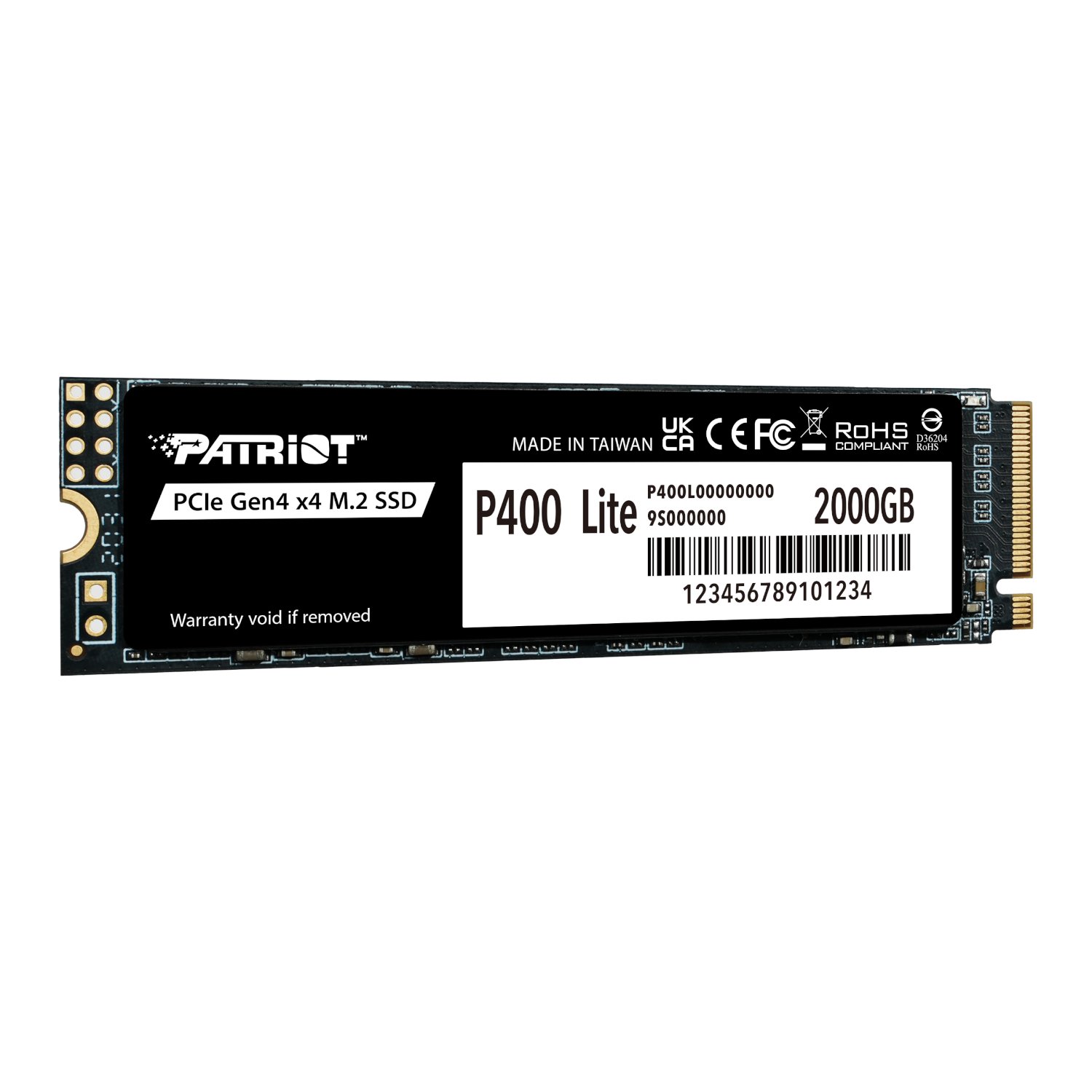 Patriot P400 Lite 2TB M.2 PCIe Gen 4 x4 NVMe SSD - Image 2