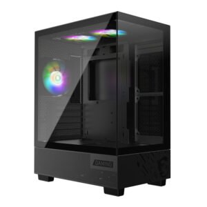 MSI PAG PANO M110A Micro-ATX Gaming Chassis – Black - TauTech South Africa