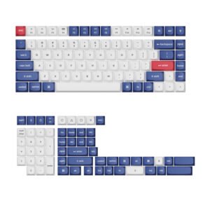 Keychron Double-Shot PBT OSA Keycap Set - Blue and White - TauTech South Africa