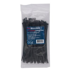 PCBuilder LOCKDOWN 150mm Cable Ties (100 pcs) - Black - TauTech South Africa
