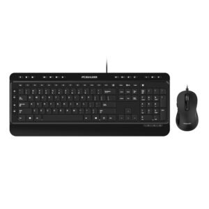 PCBuilder ALPHA Silent Wired Keyboard and Mouse Combo - TauTech South Africa