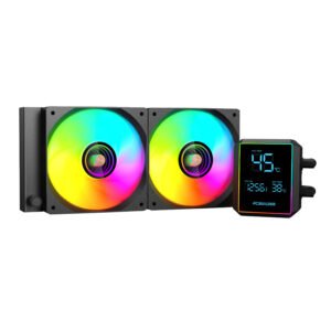 PCBuilder BLIZZARD FROST 240mm AIO ARGB Liquid CPU Cooler - Black - TauTech South Africa