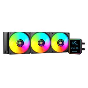 PCBuilder BLIZZARD FREEZE 360mm AIO ARGB Liquid CPU Cooler - Black - TauTech South Africa