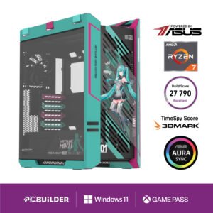 PCBuilder Ryzen 7 9800X3D ASUS X MIKU Windows 11 Gaming PC - TauTech South Africa