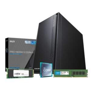 PCBuilder Intel i3-14100 OFFICE Master Windows 11 Desktop PC - TauTech South Africa