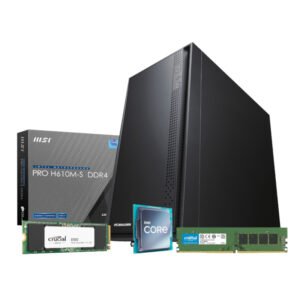 PCBuilder Intel i5-12400 OFFICE MASTER Core Windows 11 Pro Desktop PC - TauTech South Africa