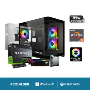 PCBuilder Ryzen 5 8400F RECON Windows 11 Gaming PC - TauTech South Africa