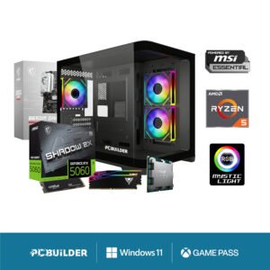 PCBuilder Ryzen 5 7600 SPECIALIST Windows 11 Gaming PC - TauTech South Africa