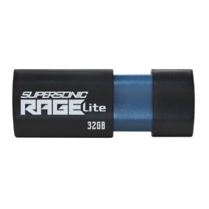 Patriot Rage Lite 32GB USB3.2 Flash Drive - Black - TauTech South Africa