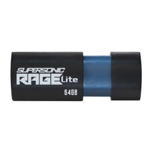 Patriot Rage Lite 64GB USB3.2 Flash Drive - Black - TauTech South Africa