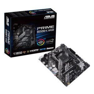 Asus PRIME B550M-K ARGB AM4 M-ATX Motherboard - TauTech South Africa