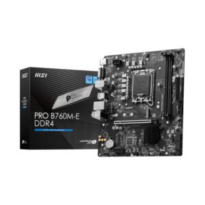 MSI PRO B760M-E DDR4 Intel LGA1700 mATX Motherboard - TauTech South Africa