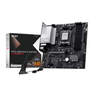 MSI PRO B840M-P Wi-Fi 6E AMD AM5 MATX Gaming Motherboard - TauTech South Africa
