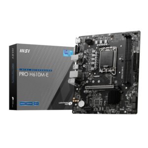 MSI PRO H610M-E Intel LGA1700 DDR5 M-ATX Motherboard - TauTech South Africa