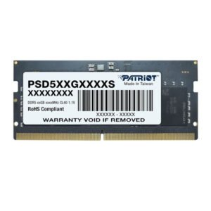 Patriot Signature Line DDR5 8GB 4800MHz Single Rank SODIMM Notebook Memory - TauTech South Africa
