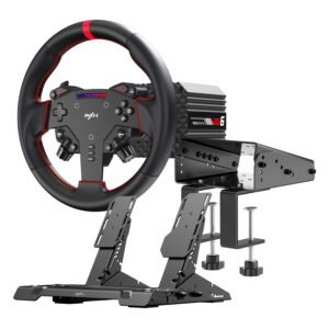 PXN VD6 Direct Drive Sim Racing Wheel | PD-HM Dual Pedal | Z9 Clamp Bundle - TauTech South Africa